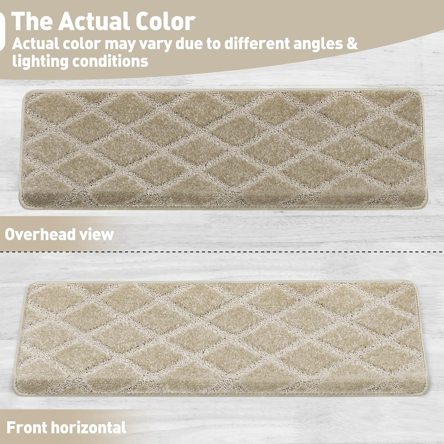 Thumbnail 6 de PURE ERA Bullnose Carpet Stair Treads 9.5" x 30" 🏠
