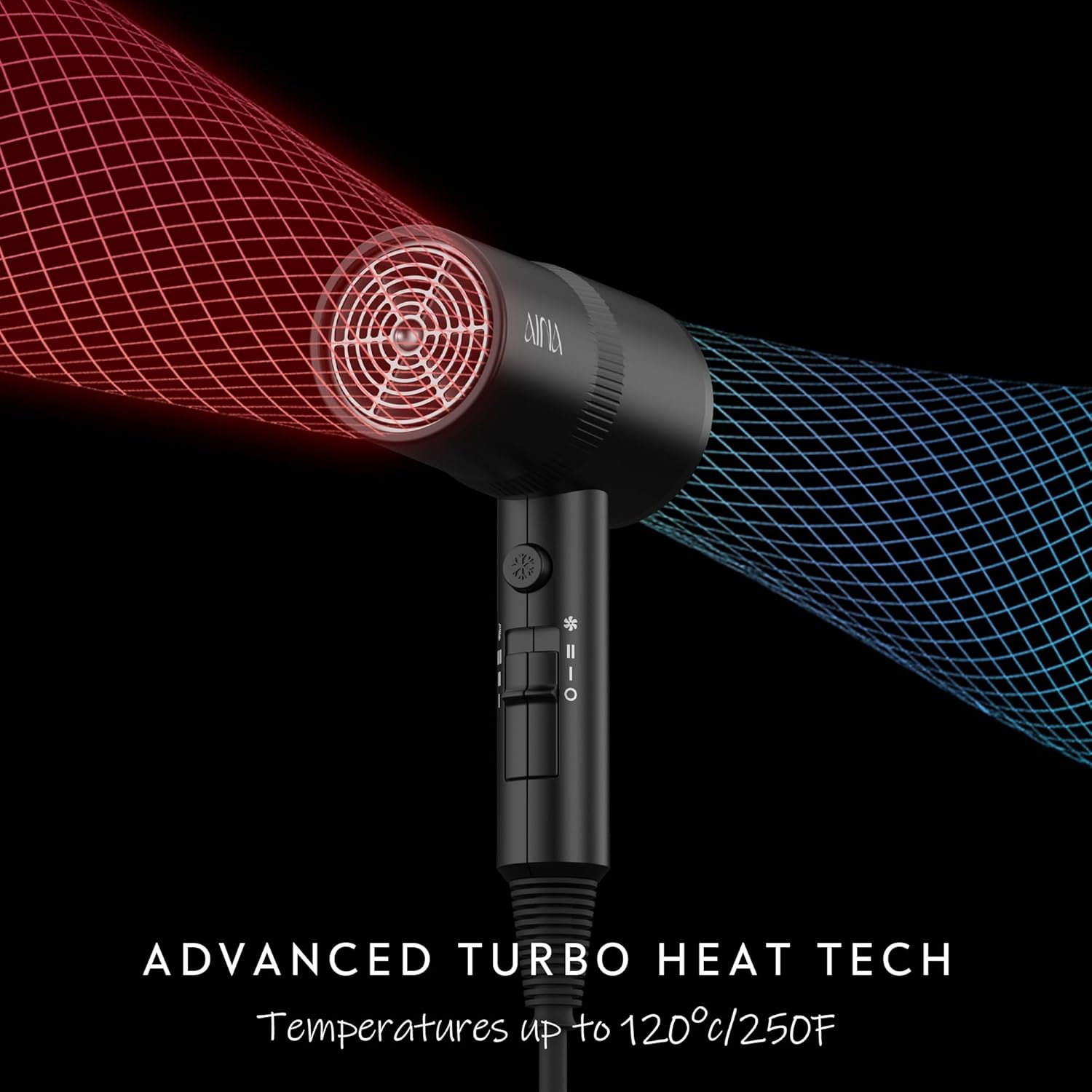 Thumbnail 3 de AINA Hair Dryer Turbo Heat 1600W