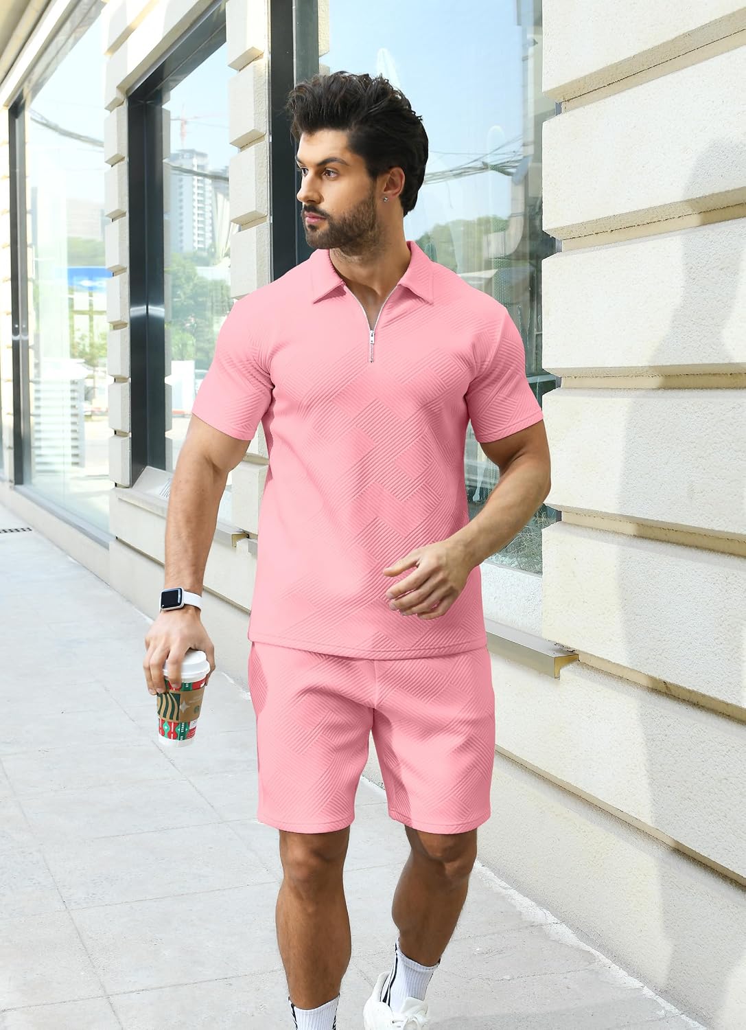 Thumbnail 4 de KUYIGO Men's Polo Tracksuit M-3XL