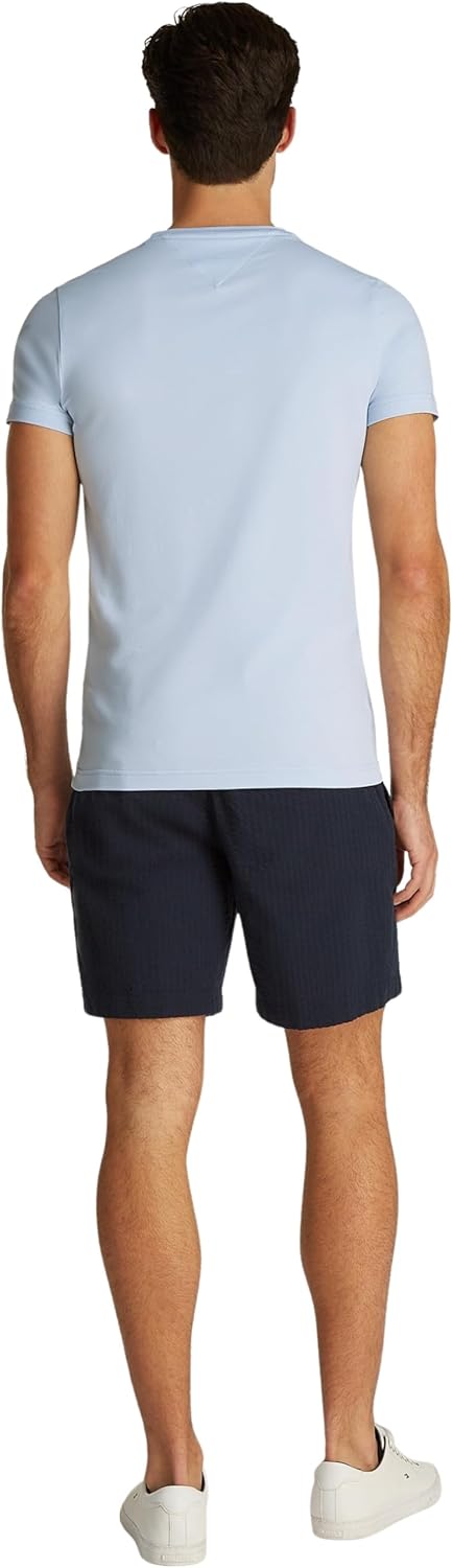 Thumbnail 4 de Tommy Hilfiger Herren T-Shirt Kurzarm Rundhalsausschnitt (Basic aus Baumwolle mit Stretch)