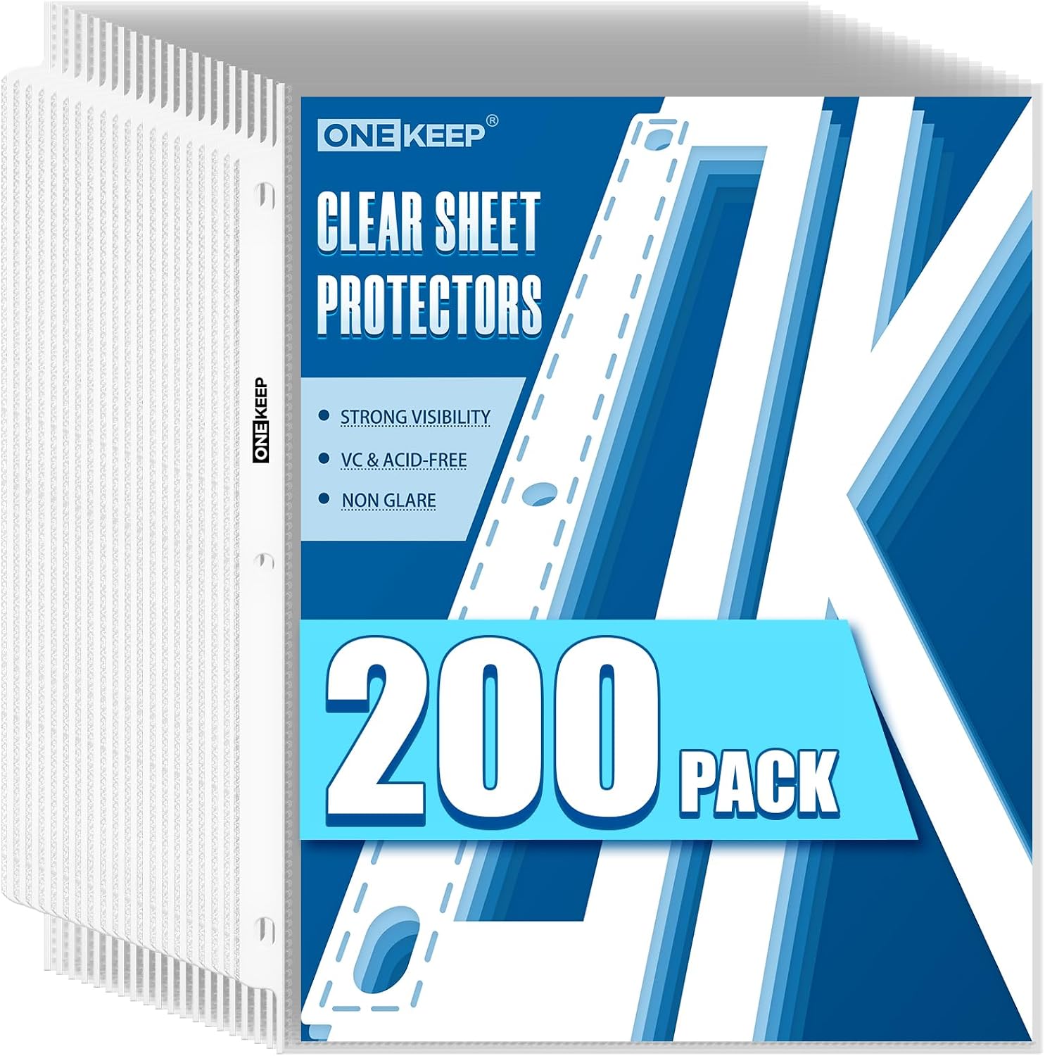 Detalle de ONEKEEP Sheet Protectors, Polypropylene