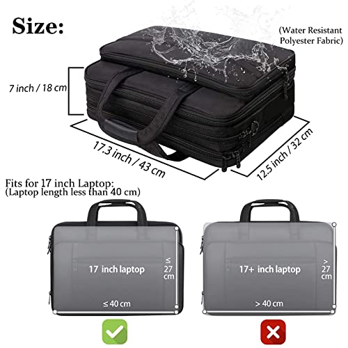 Detalle de Mancro Borsa Porta PC 17 Pollici: versatilità professionale con espansione integrata