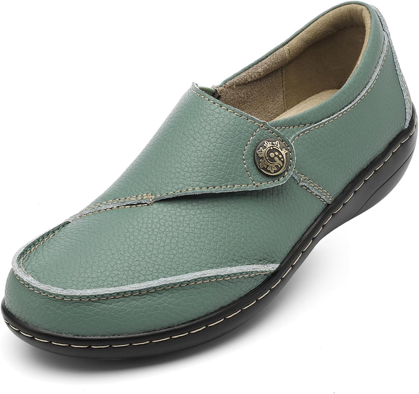 Detalle 2 de TERRIKAT Women's Leather Loafers
