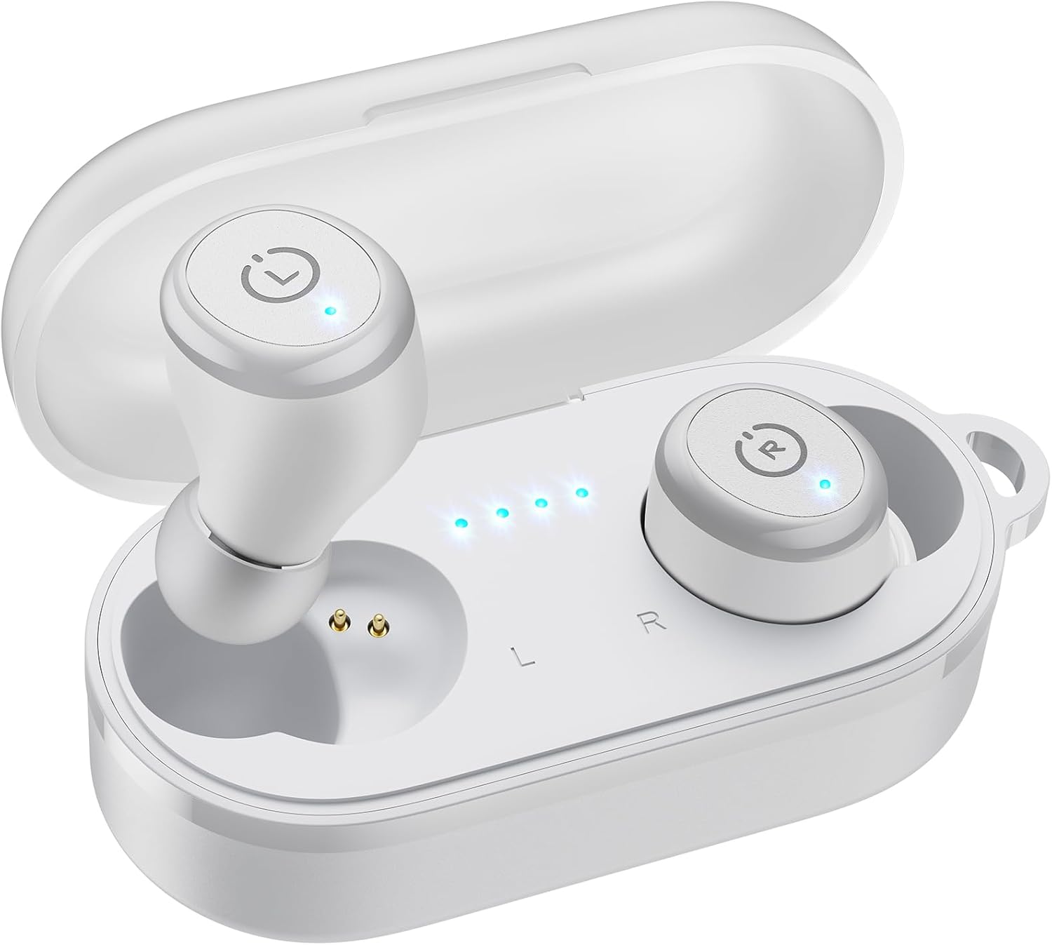 Detalle de TOZO T10: cuffie Bluetooth 5.3 con controllo touch, EQ OrigX 2.0 e 55 ore di autonomia