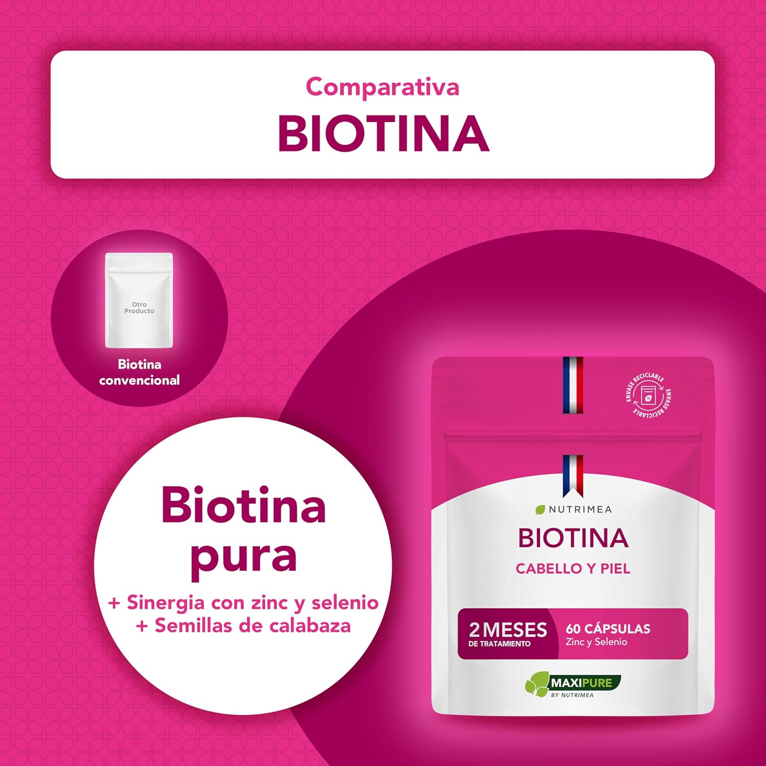 Thumbnail 4 de Nutrimea Biotina Cabello y Uñas 60 cápsulas