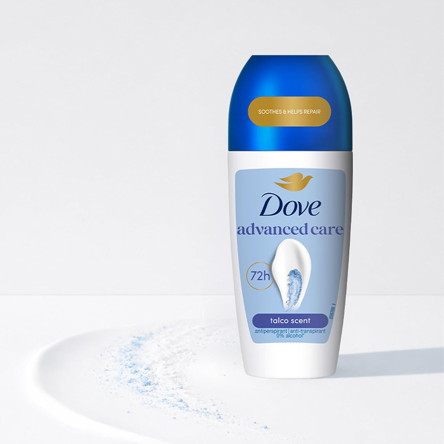 Detalle 2 de Dove Advanced Care Talco Deodorante roll-on 50 ml