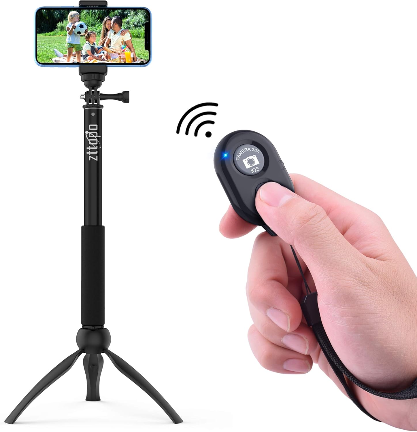 Detalle de Zttopo Bluetooth camera remote for phones