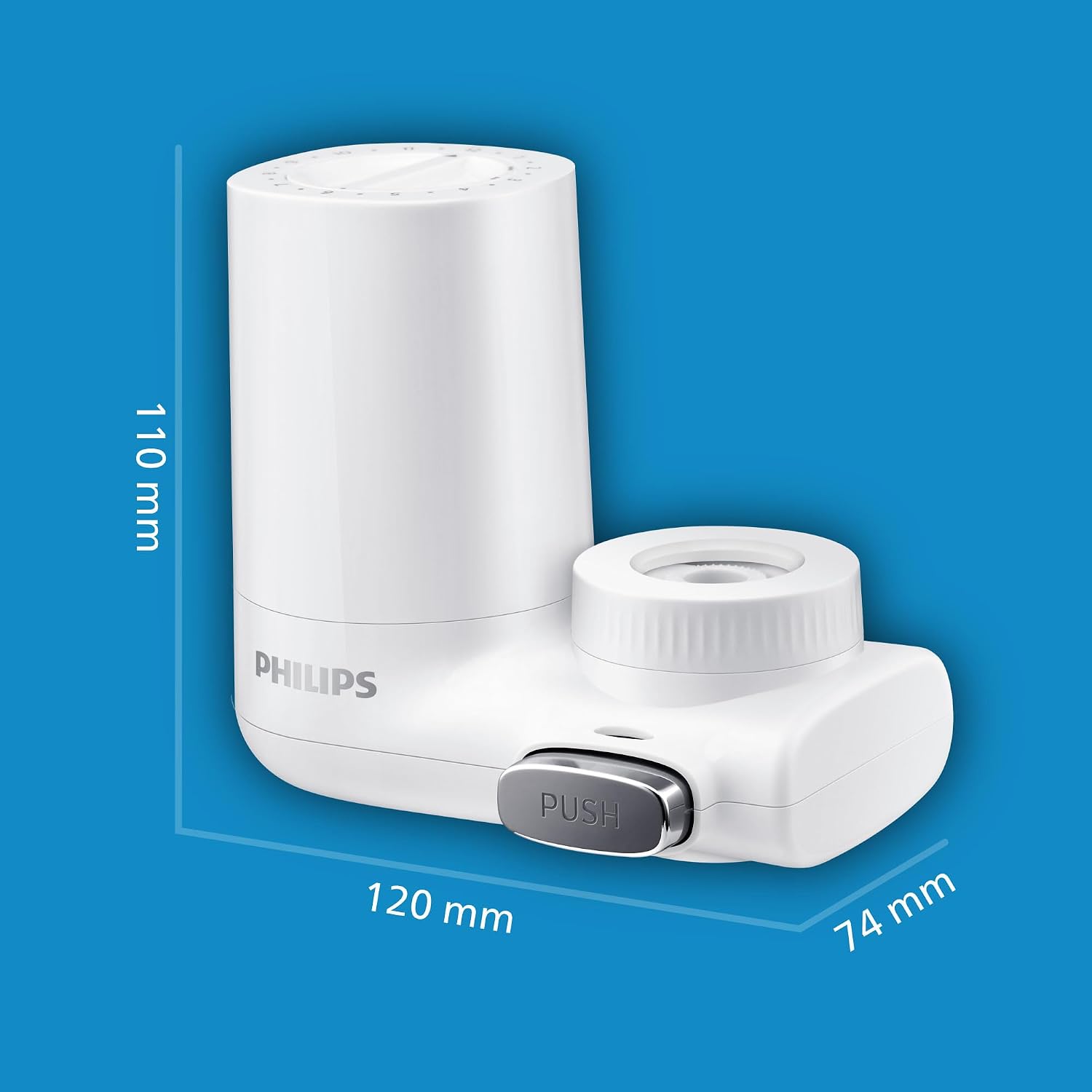 Thumbnail 3 de Philips Filtro de agua del grifo vertical X-Guard blanco (hasta 1000 L)