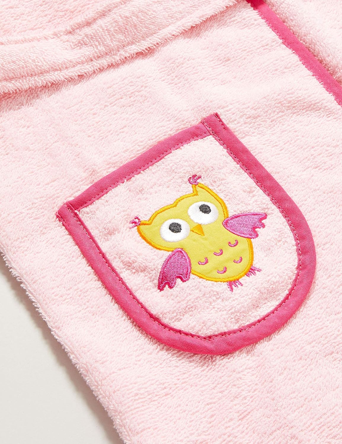 Thumbnail 4 de Playshoes Mädchen Frottee Sweety Bademantel – flauschiger Morgenmantel mit Kapuze und Bindegürtel