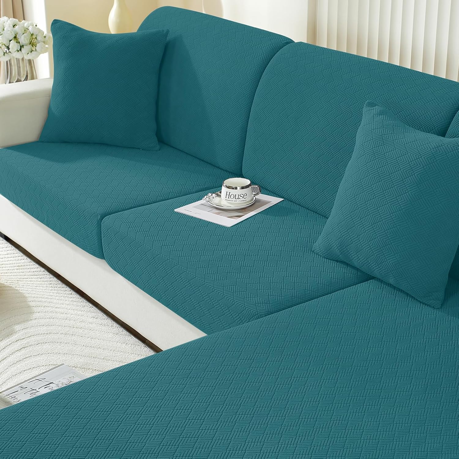 Thumbnail 6 de Ystyle Housse Assise Canapé extensible 3 Place