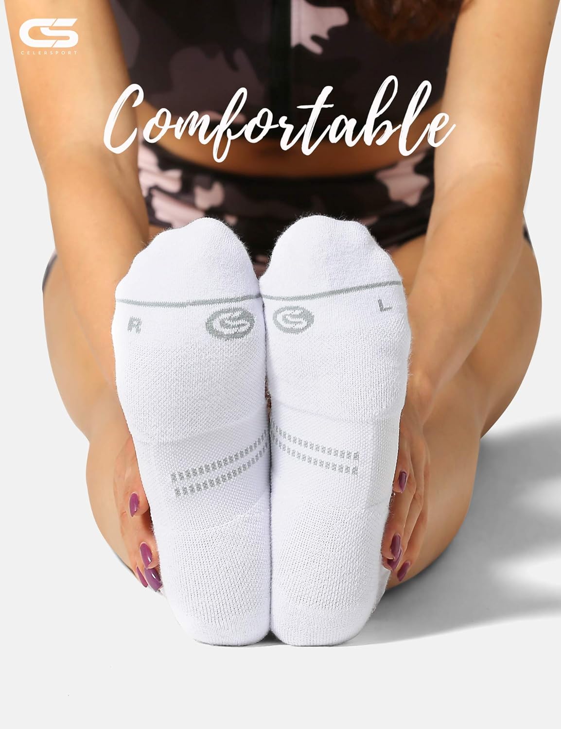 Thumbnail 1 de CS CELERSPORT 6 Pack Ankle Running Socks — Cushioned