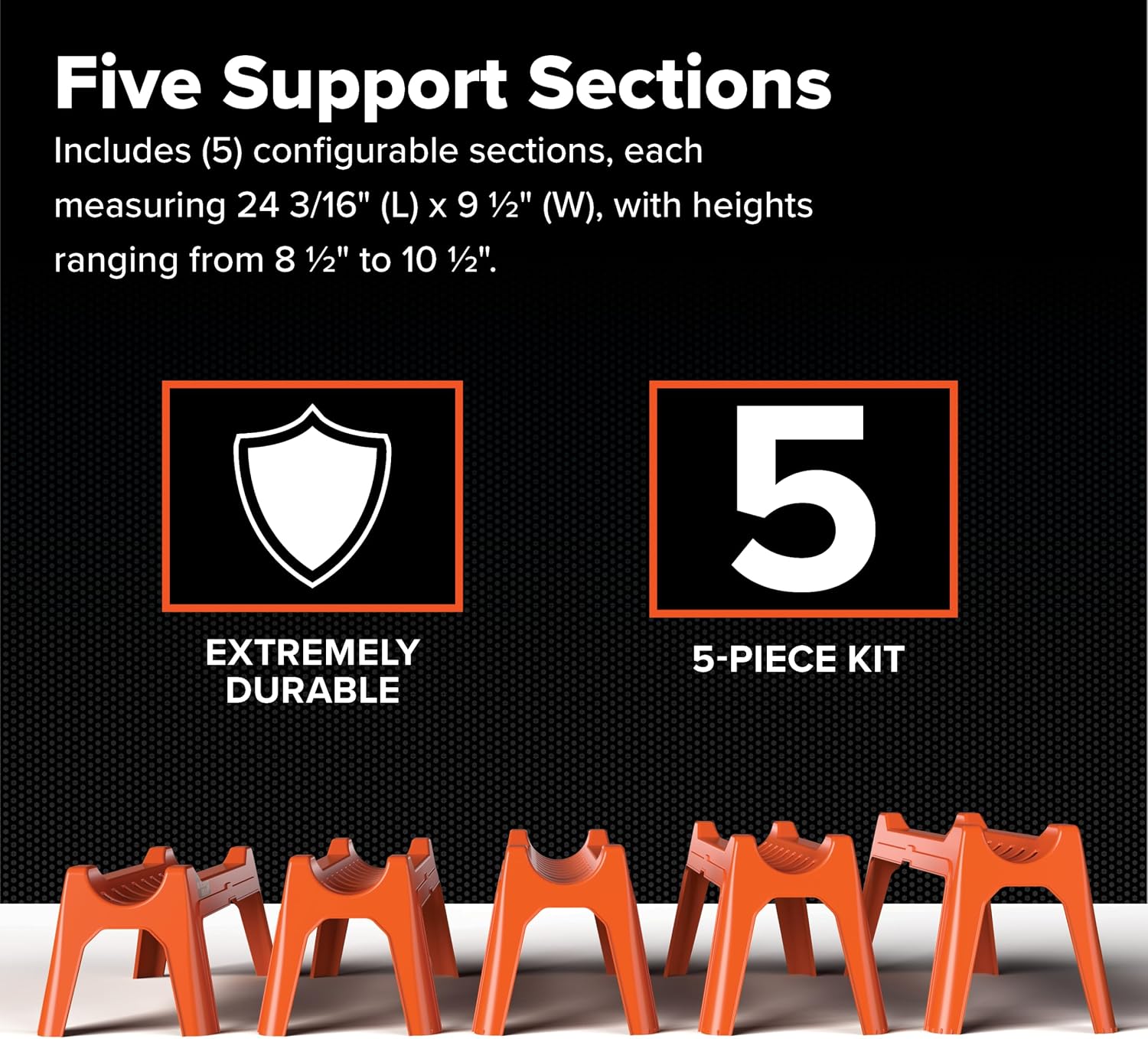 Thumbnail 2 de Camco RV Sewer Hose Support Kit for 15-Foot Hoses