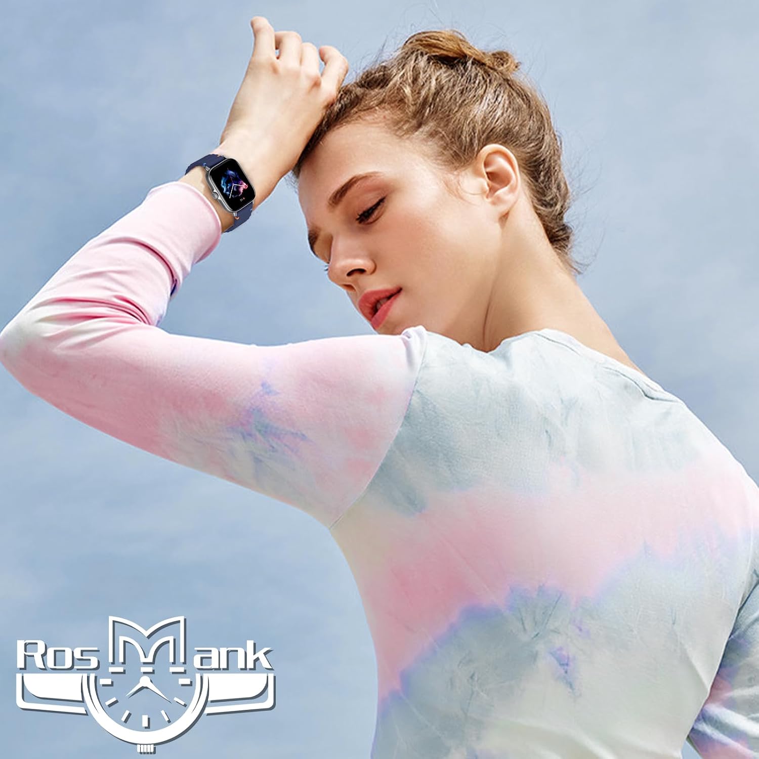 Thumbnail 6 de RosMank 20mm Silicone Watch Band for Amazfit and More: Durable, washable, easy to install