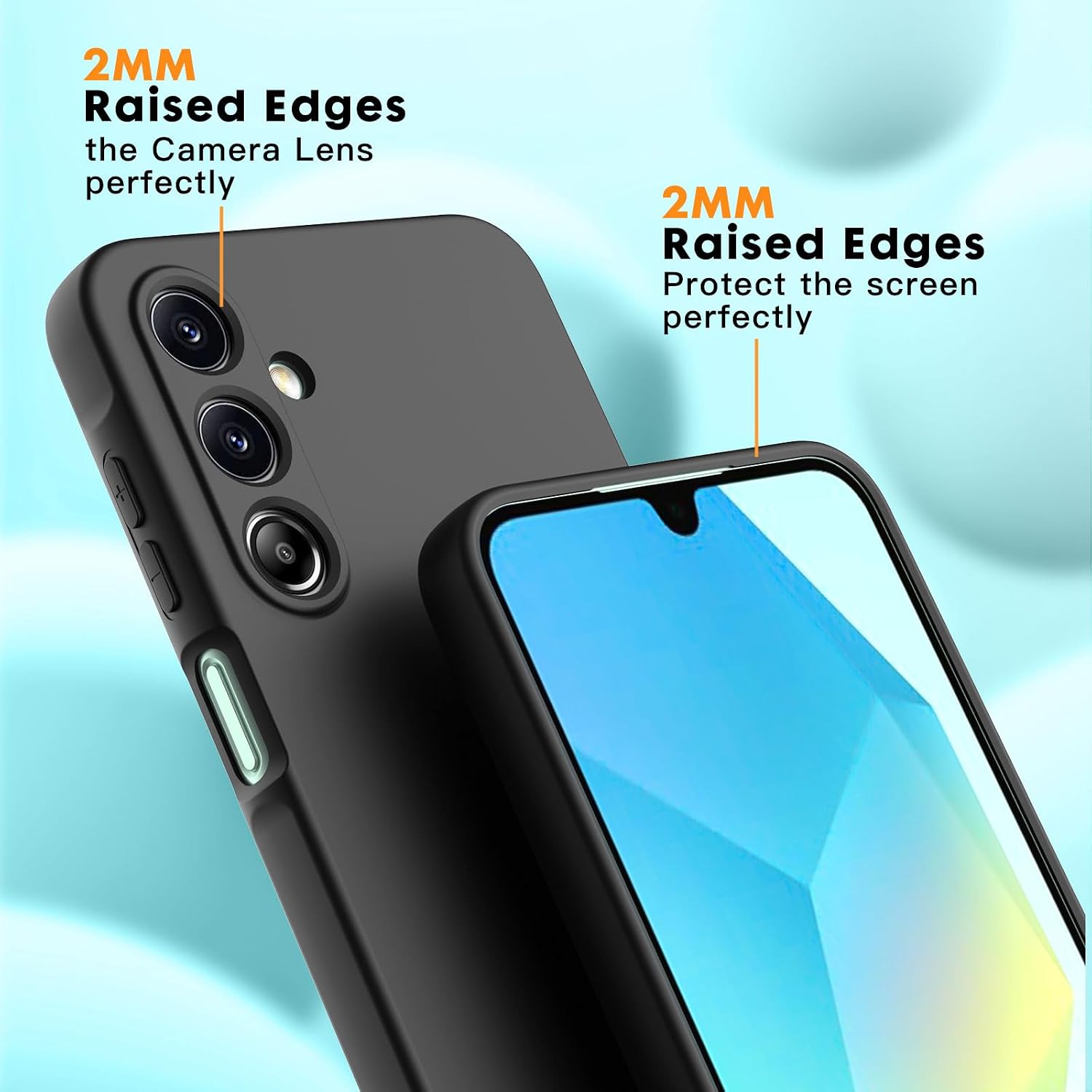 Thumbnail 2 de Vansdon Cover per Samsung Galaxy A16 4G/5G con pellicola protettiva in vetro temperato e protezione in silicone liquido