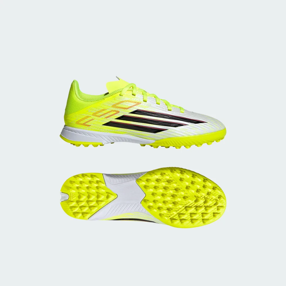 Detalle de Zapatilla de fútbol F50 LEAGUE moqueta de Adidas — Amarillo