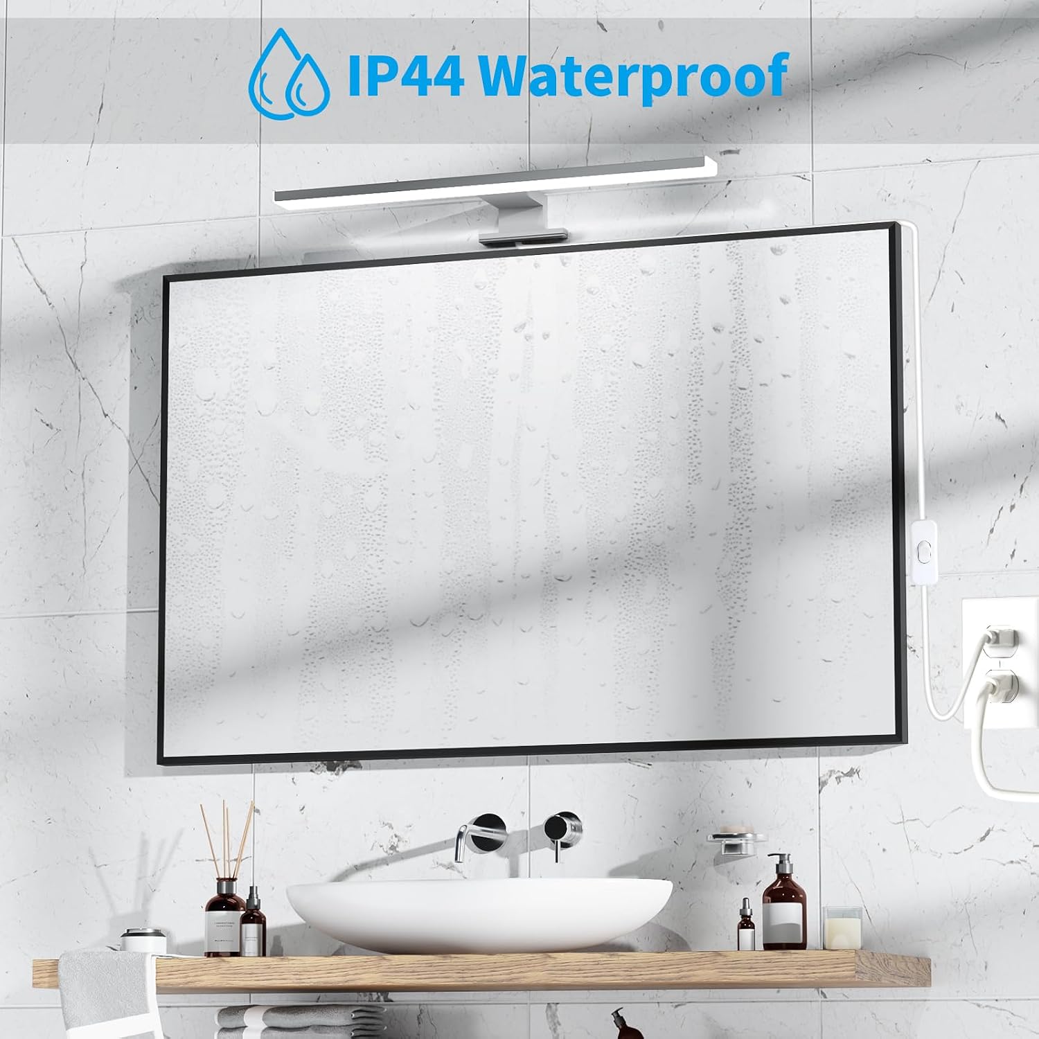 Detalle 2 de Aourow Lampara Espejo Baño 10W 40cm 820LM