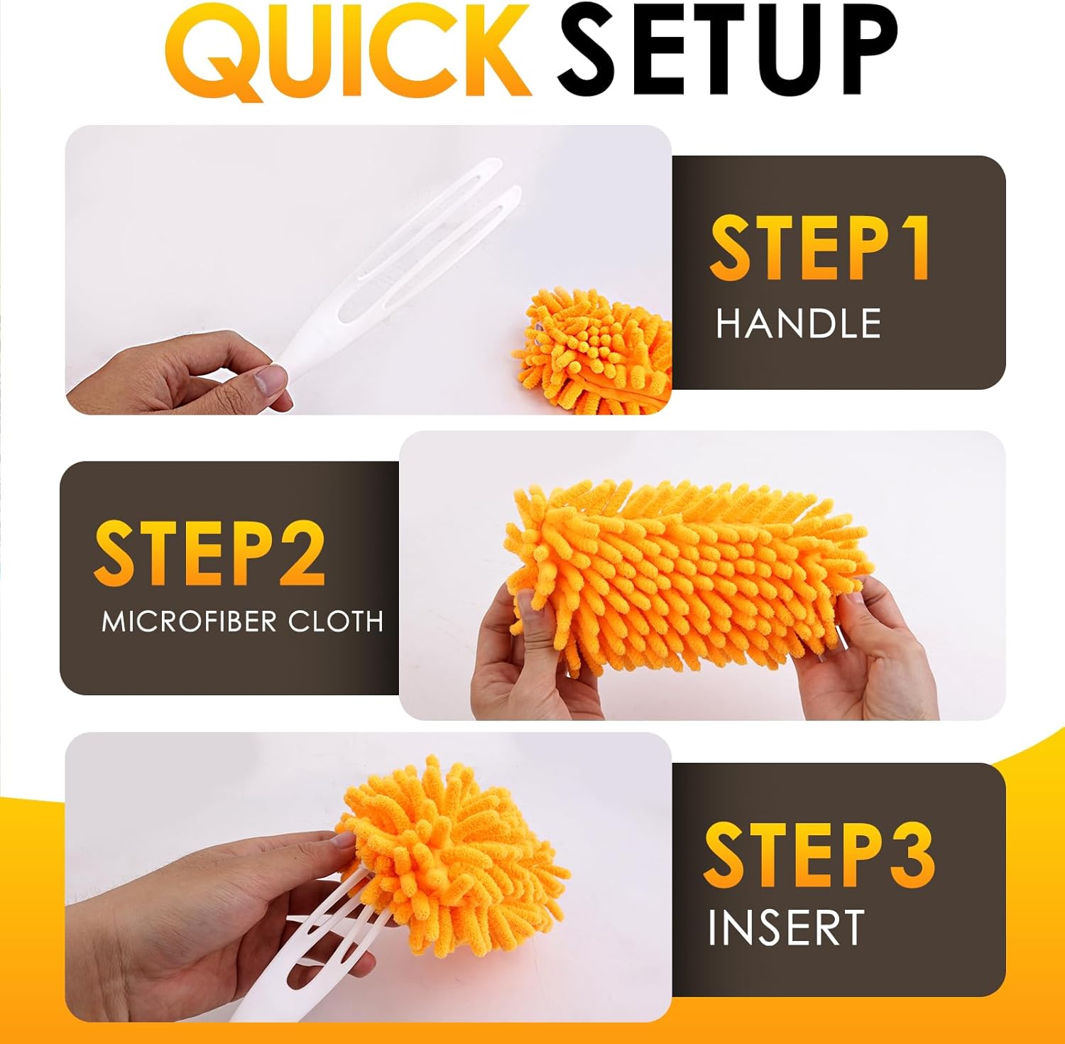 Detalle de Redones Dusters for Swiffer - Reusable Duster Refills (8 Pack)