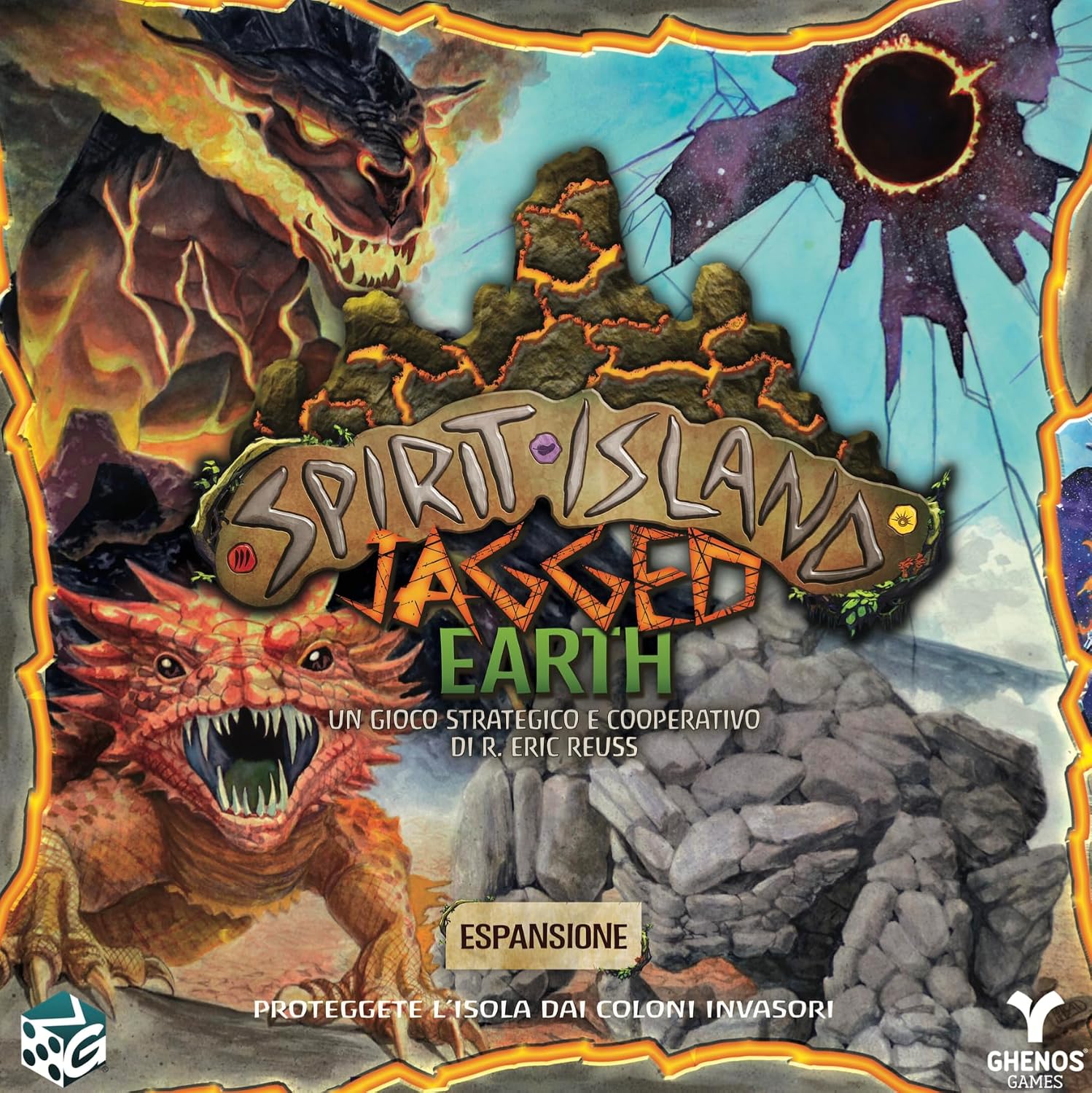 Detalle 2 de Spirit Island: Jagged Earth, espansione per il gioco base