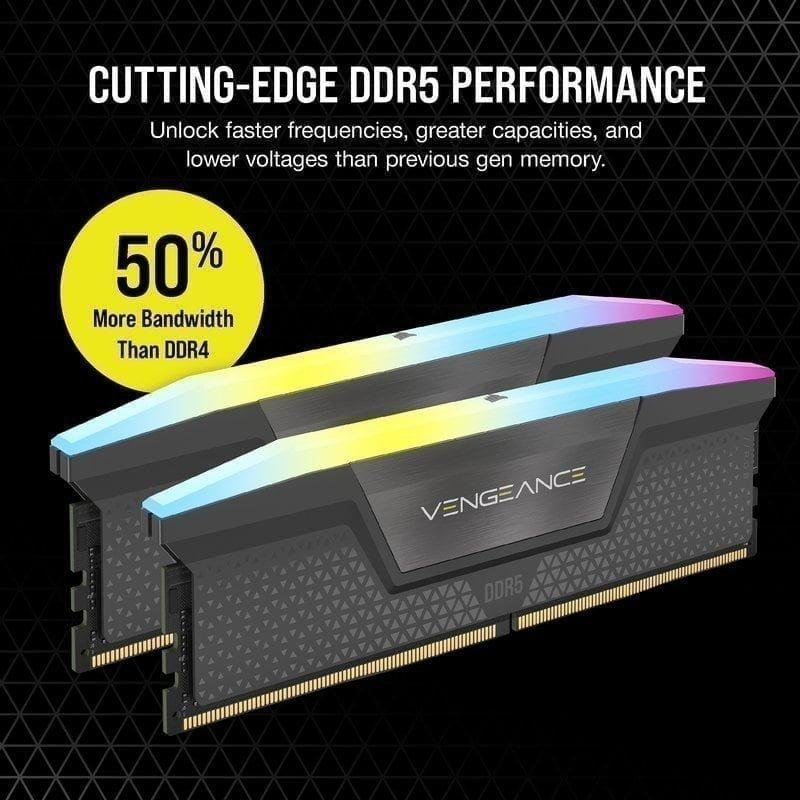 Thumbnail 2 de Corsair Vengeance RGB 32GB DDR5 6000MHz
