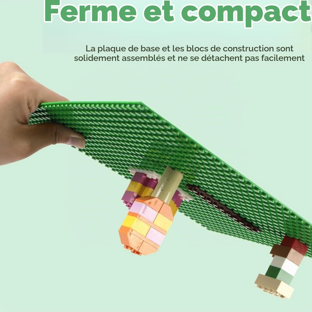 Thumbnail 3 de Etarnfly bouwplaten, 12 groene bodemplaten van 25 × 25 cm