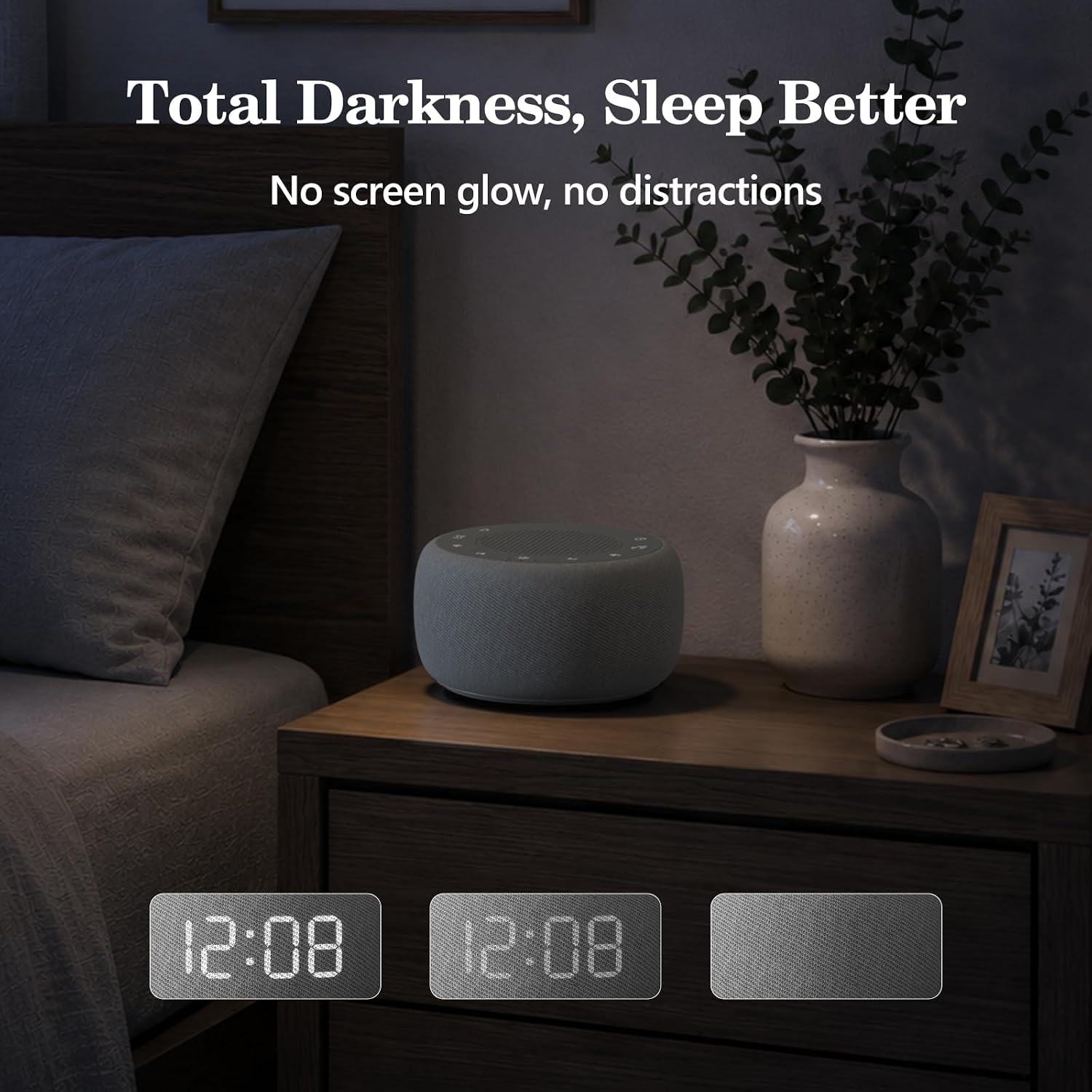 Detalle 2 de BUFFBEE Alarm Clock with Sound Machine: A calm, sleep-friendly bedside companion