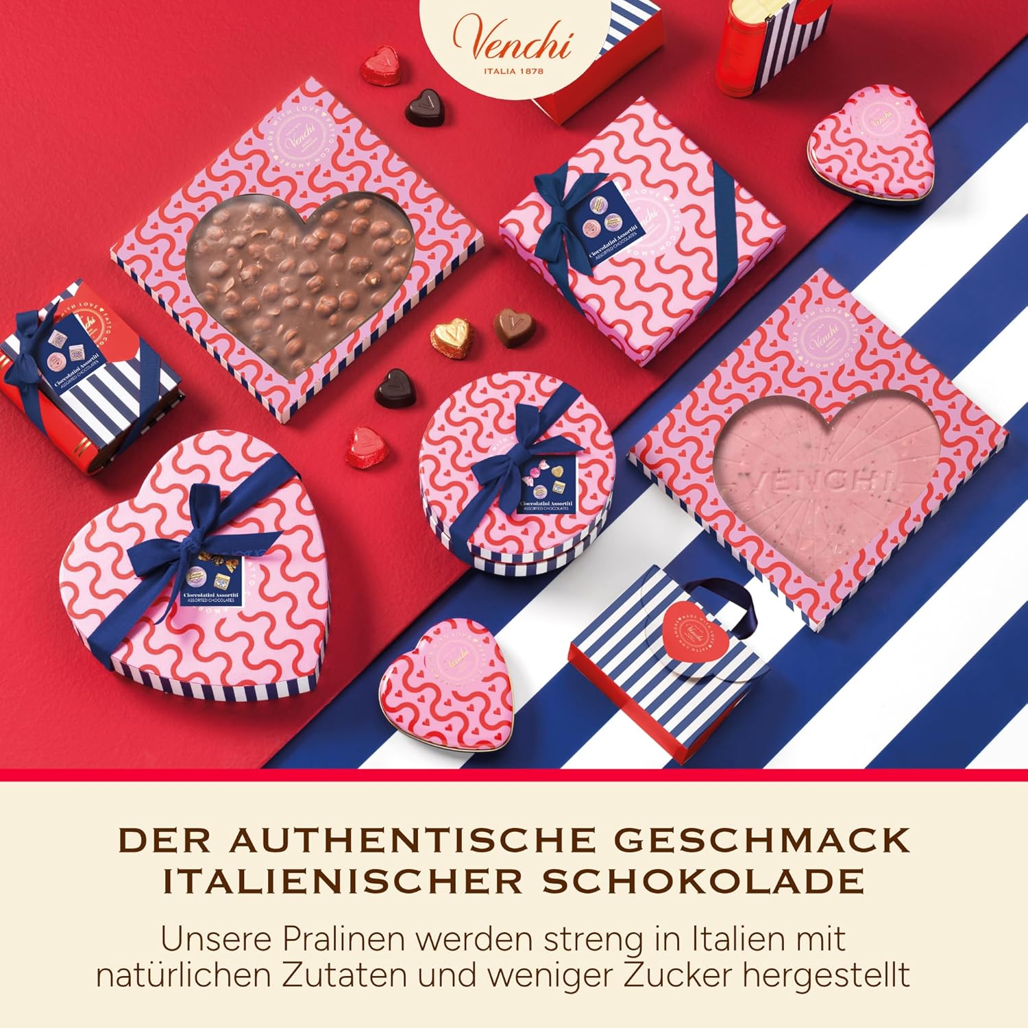 Thumbnail 6 de Venchi Mini-Buch mit 8 sortierten Pralinen (105 g) – glutenfrei, ohne Farb- und Konservierungsstoffe