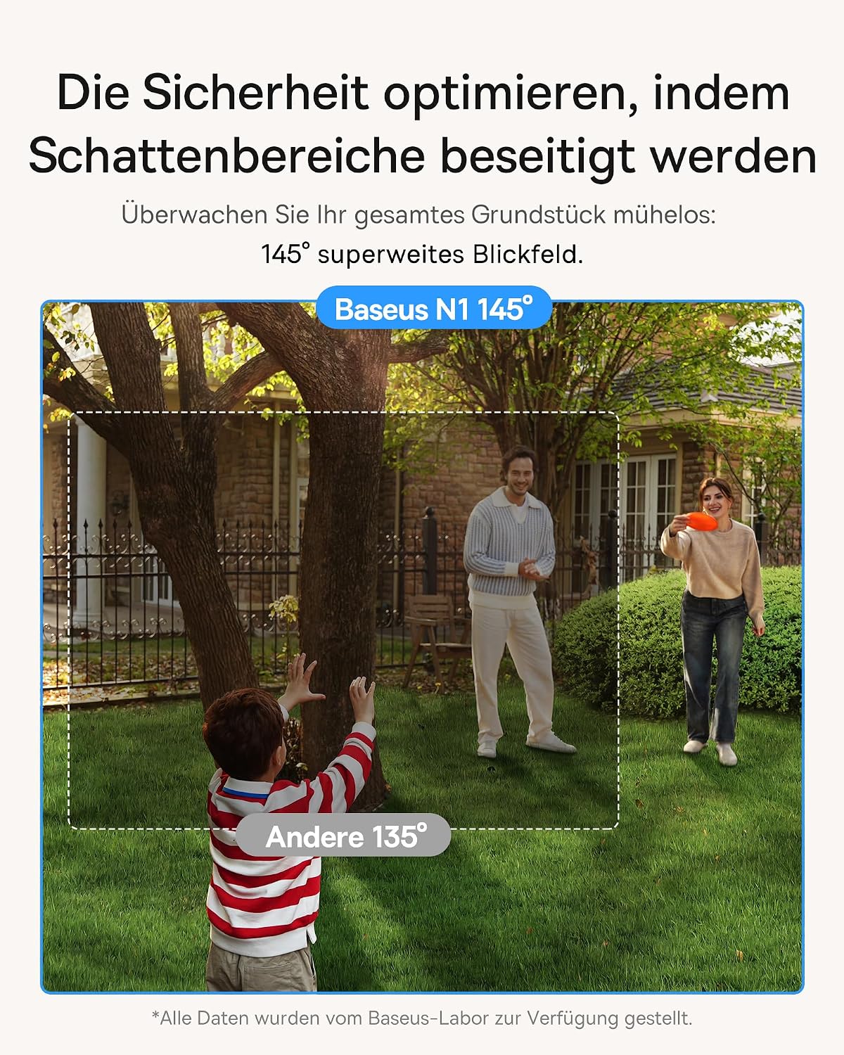 Detalle 1 de Baseus Security N1 Überwachungskamera 210 Tage