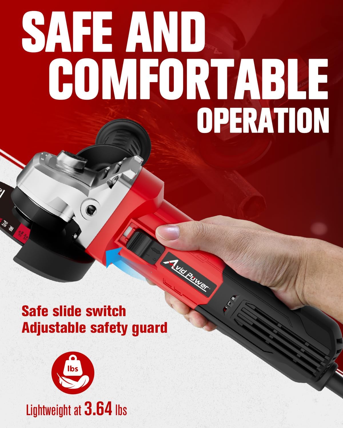 Thumbnail 4 de AVID POWER angle grinder 900W