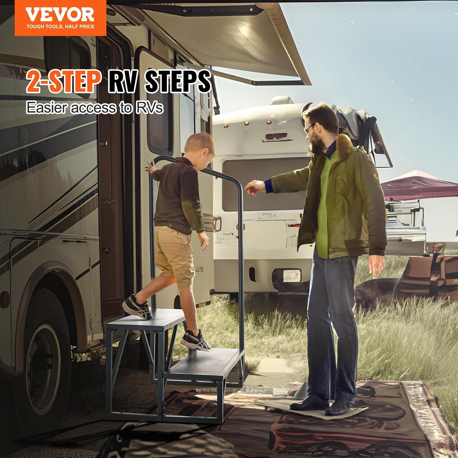 Thumbnail 1 de VEVOR Gradini per Camper a 2 Gradini