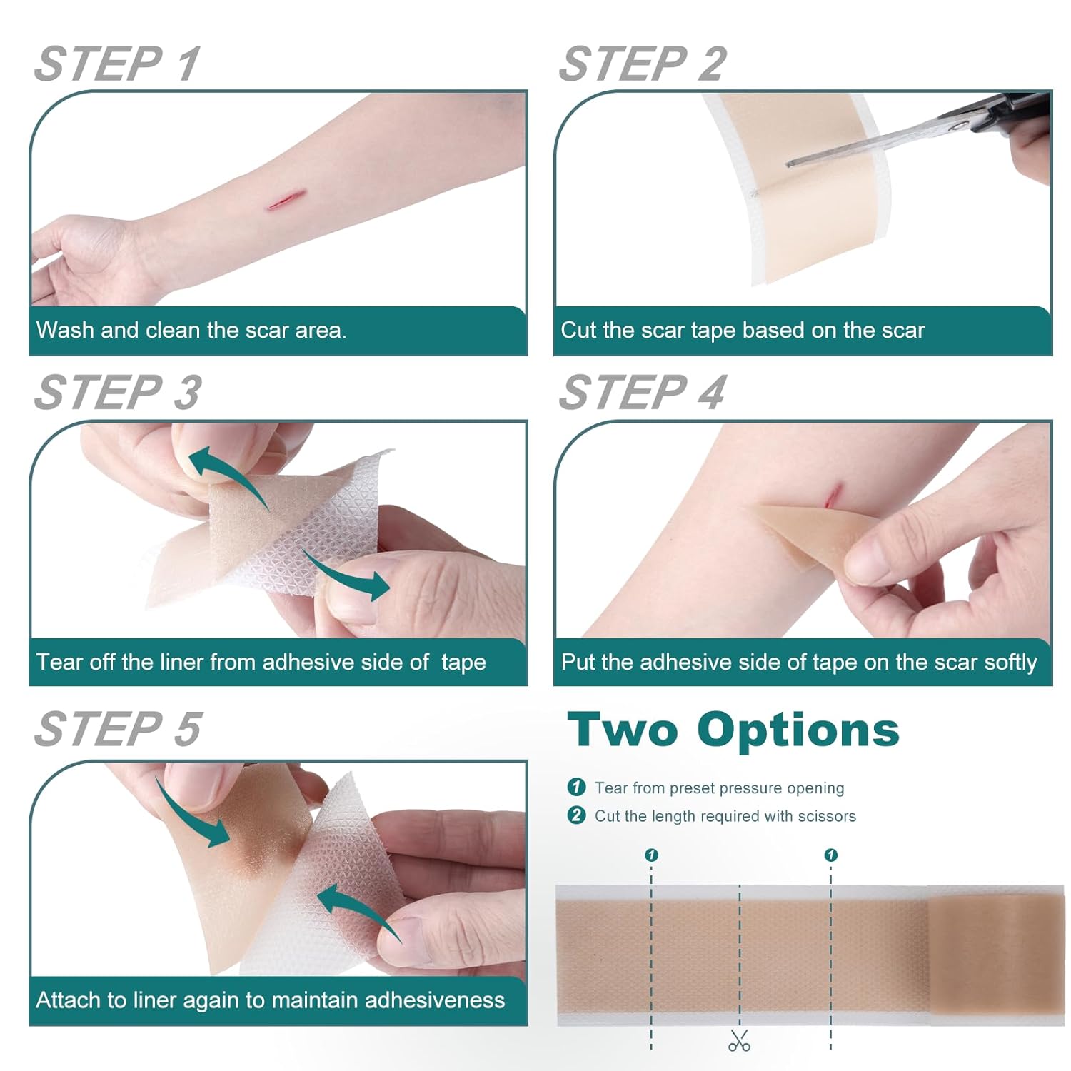 Thumbnail 4 de Silicone Scar Sheets 1.6" x 158" Roll