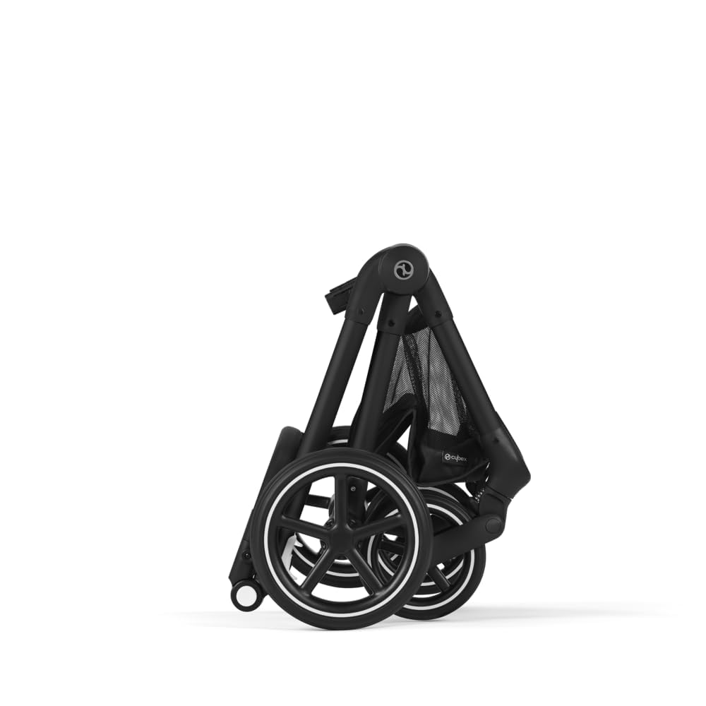 Detalle de CYBEX Gold EOS Lux 2-in-1 Reisesystem Moon Black – stabiler Allrounder ab Geburt bis ca. 4 Jahre