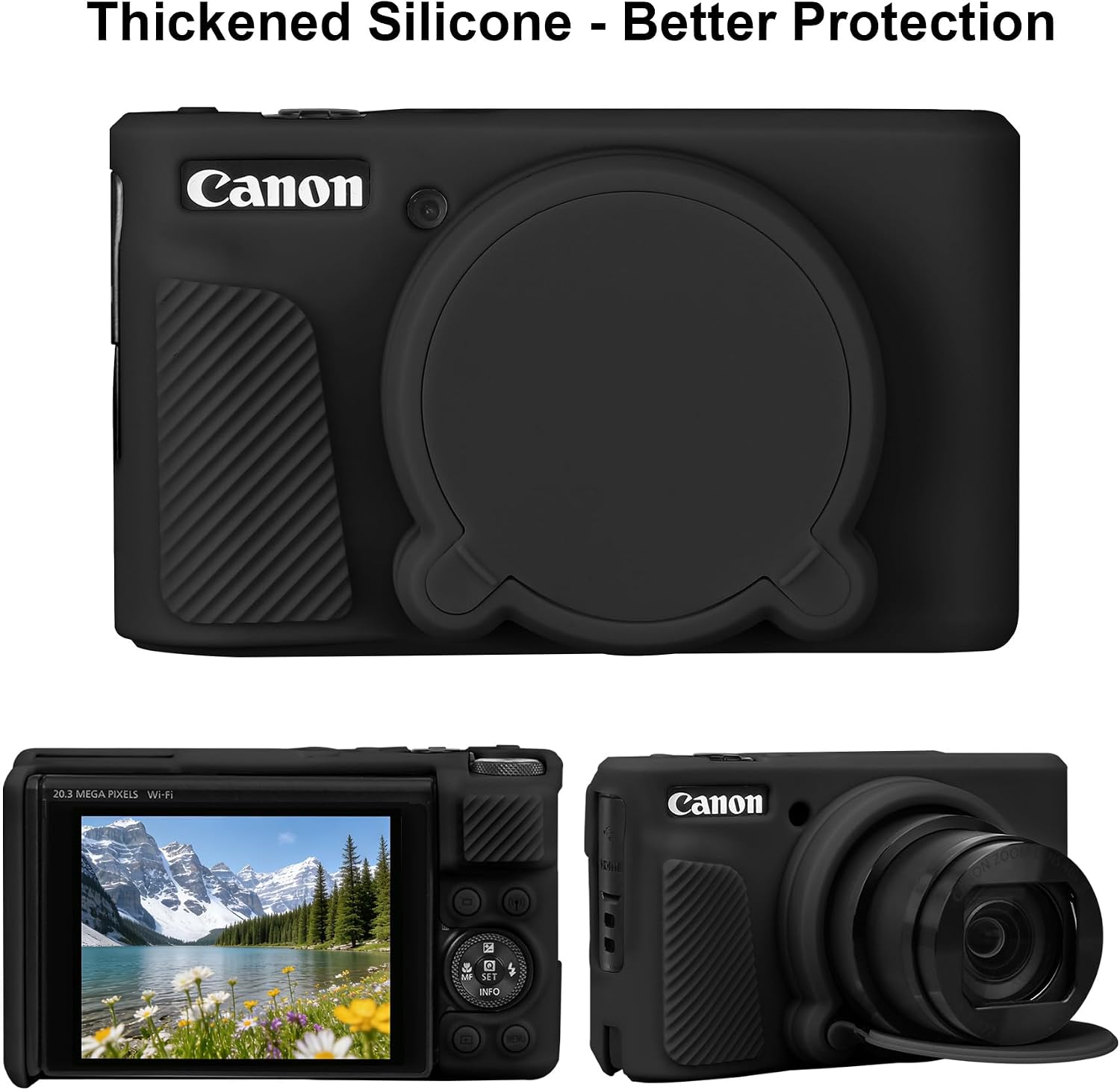 Detalle de Elonbo Silicone Case for Canon PowerShot SX740 HS / SX730