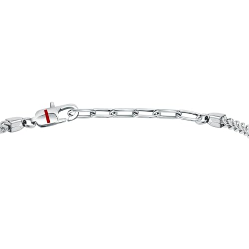 Detalle de Sector No Limits BASIC Bracciale – 22 cm in acciaio con smalto, chiusura a moschettone