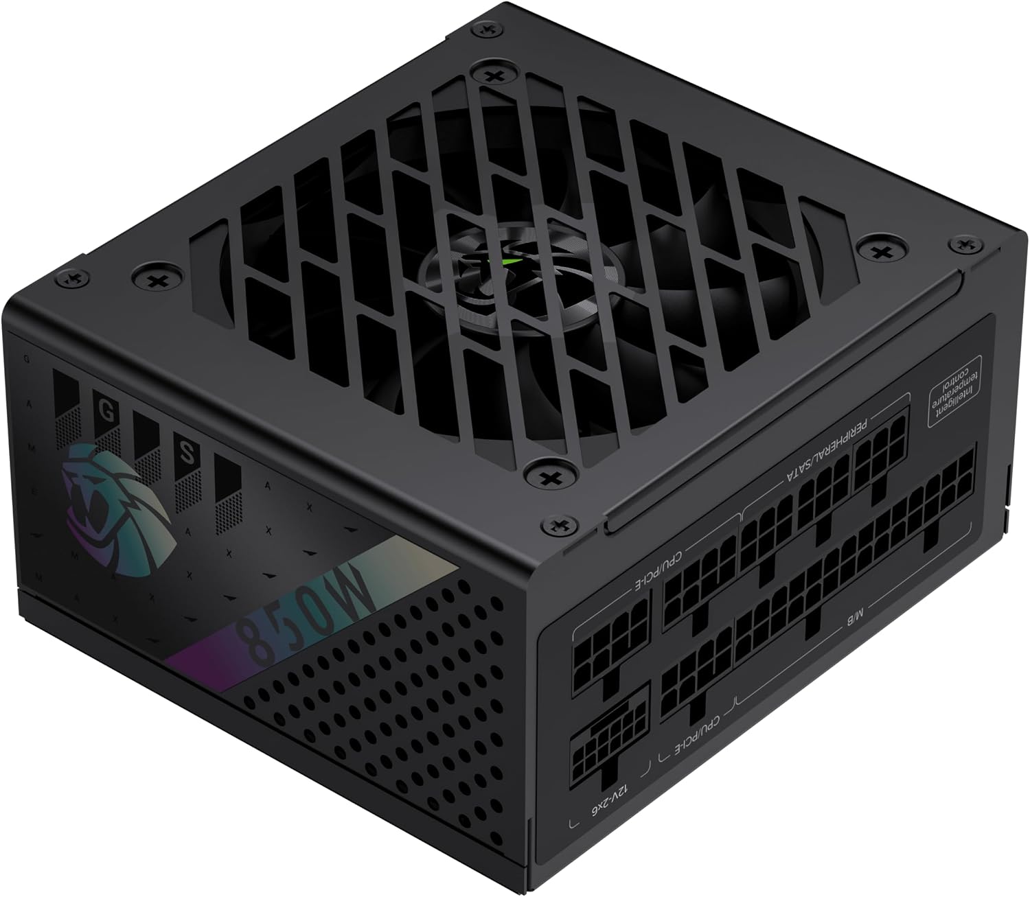Detalle de GAMEMAX GS 850G SFX: Alimentatore 850W Fully Modular 80 Plus Gold per Bassi Spazi