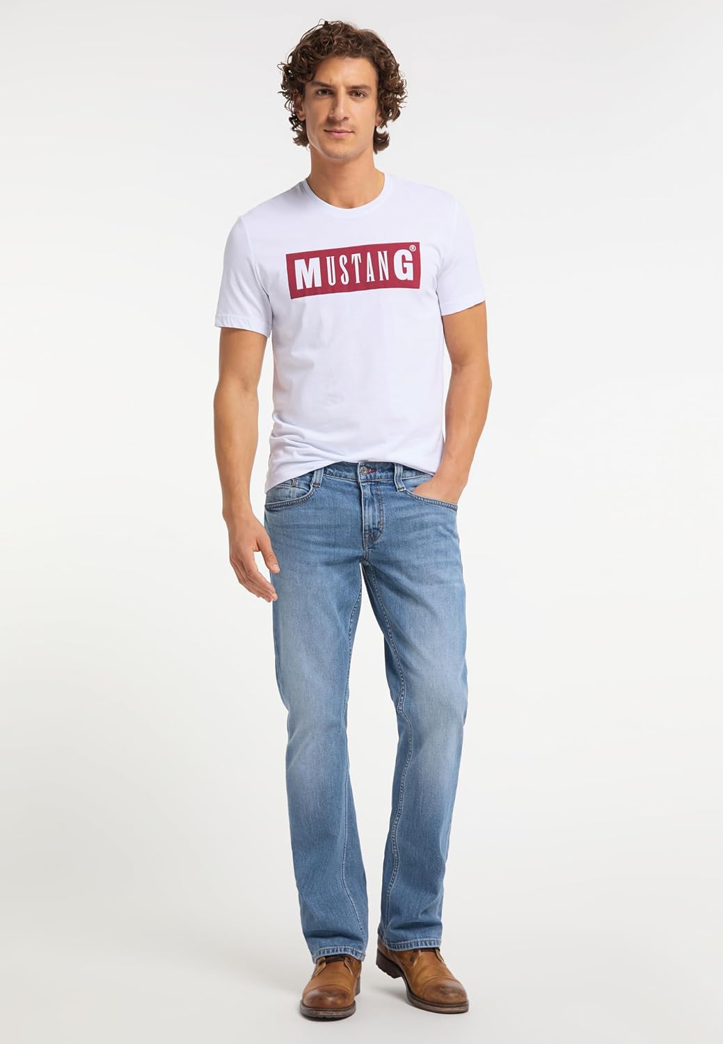 Detalle 2 de Mustang Oregon Bootcut Jeans Stretch
