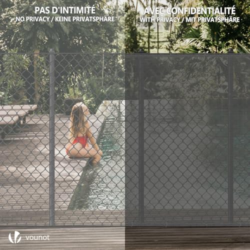 Detalle 2 de VOUNOT Malla sombreo 1,8×20 m para valla