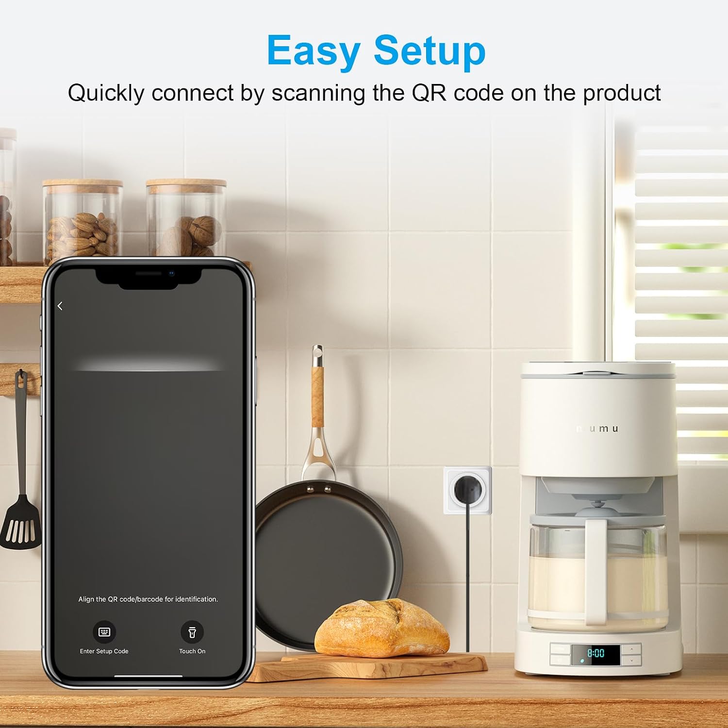 Detalle 2 de Matter Steckdose Smart WLAN 16A