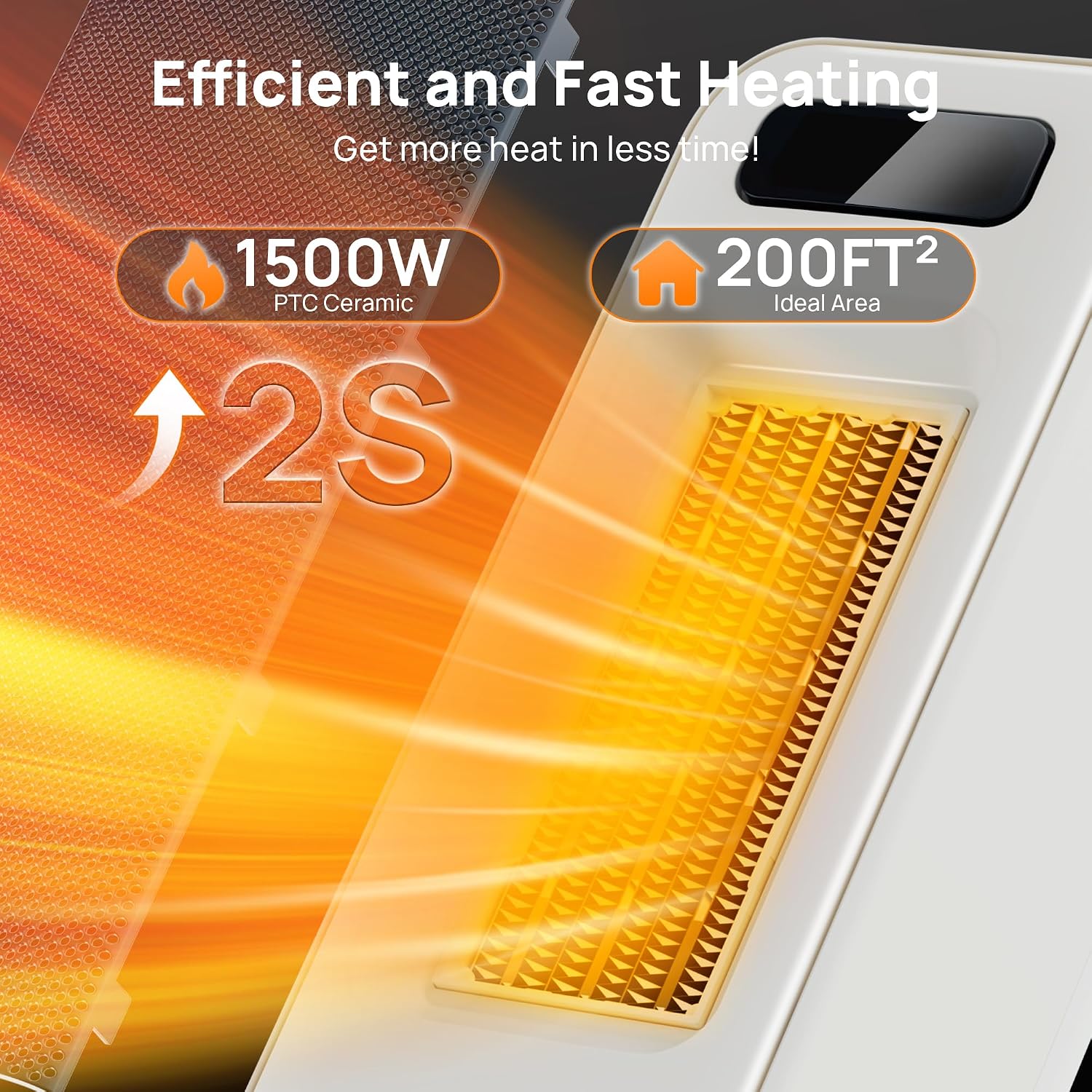 Thumbnail 1 de FLANUR Electric Heater 1500W for rooms