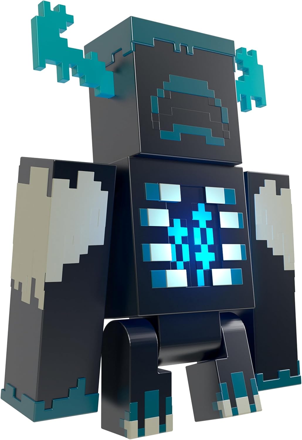 Thumbnail 6 de Mattel Minecraft Figurine Ghast Boules de Feu avec lumières et sons, lanceur et projectile, accompagnée du guerrier piglin – JFB69