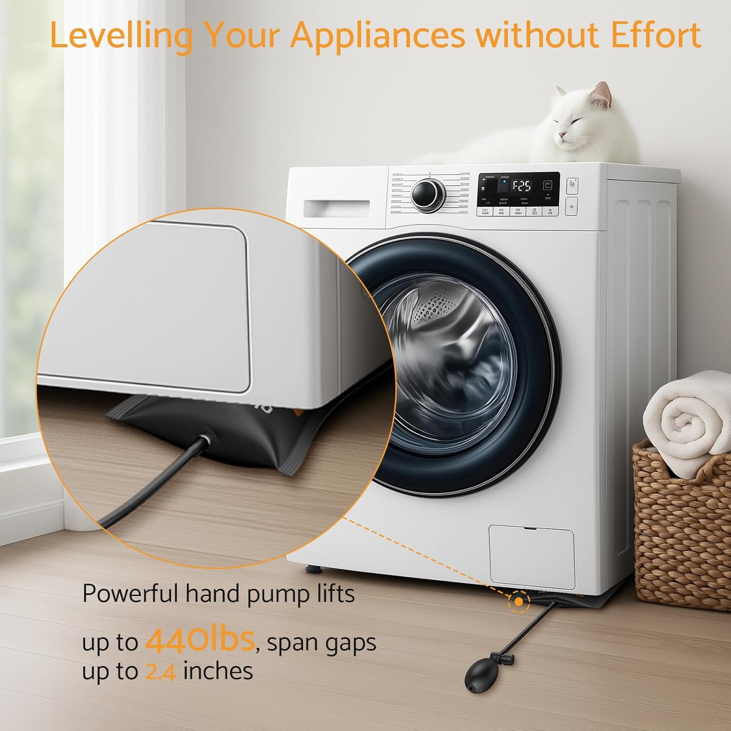 Thumbnail 4 de Maxetodo Set da 4 cuscini gonfiabili ad aria per sollevamento mobili e installazione porte/finestre