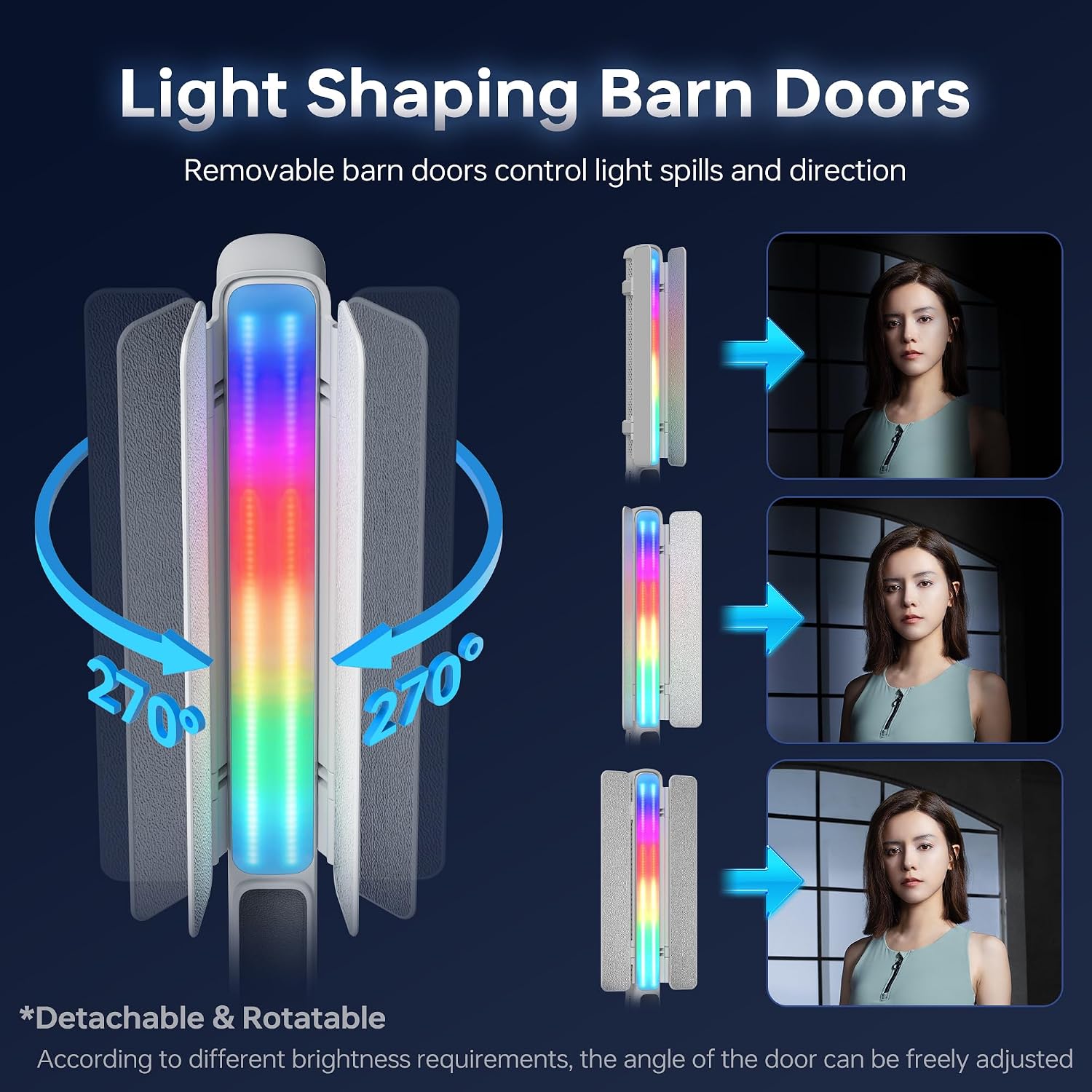 Detalle 2 de ZHIYUN CINEPEER CF100 100W RGB Handheld LED Video Light Wand