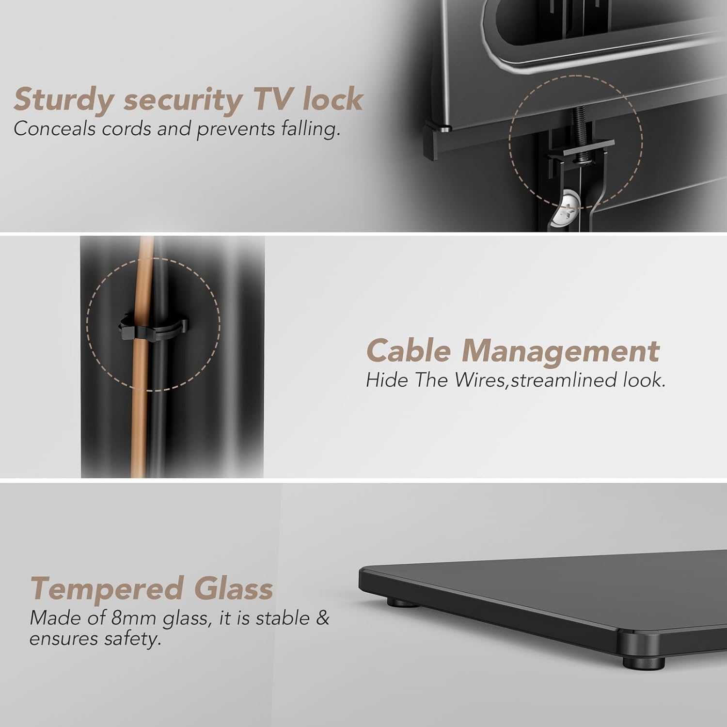 Thumbnail 6 de AX WABER Universal TV Floor Stand 65-inch
