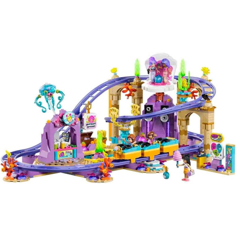 Detalle de LEGO Friends Montaña Rusa De Sirenas 42703 (864 piezas) – aventura submarina para construir y narrar