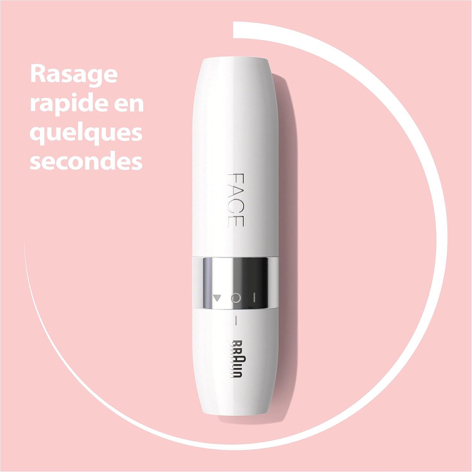 Detalle de Braun Rasoir Visage Électrique Pour Femme Face Mini FS1000 Blanc — Doux, Rapide et Portable