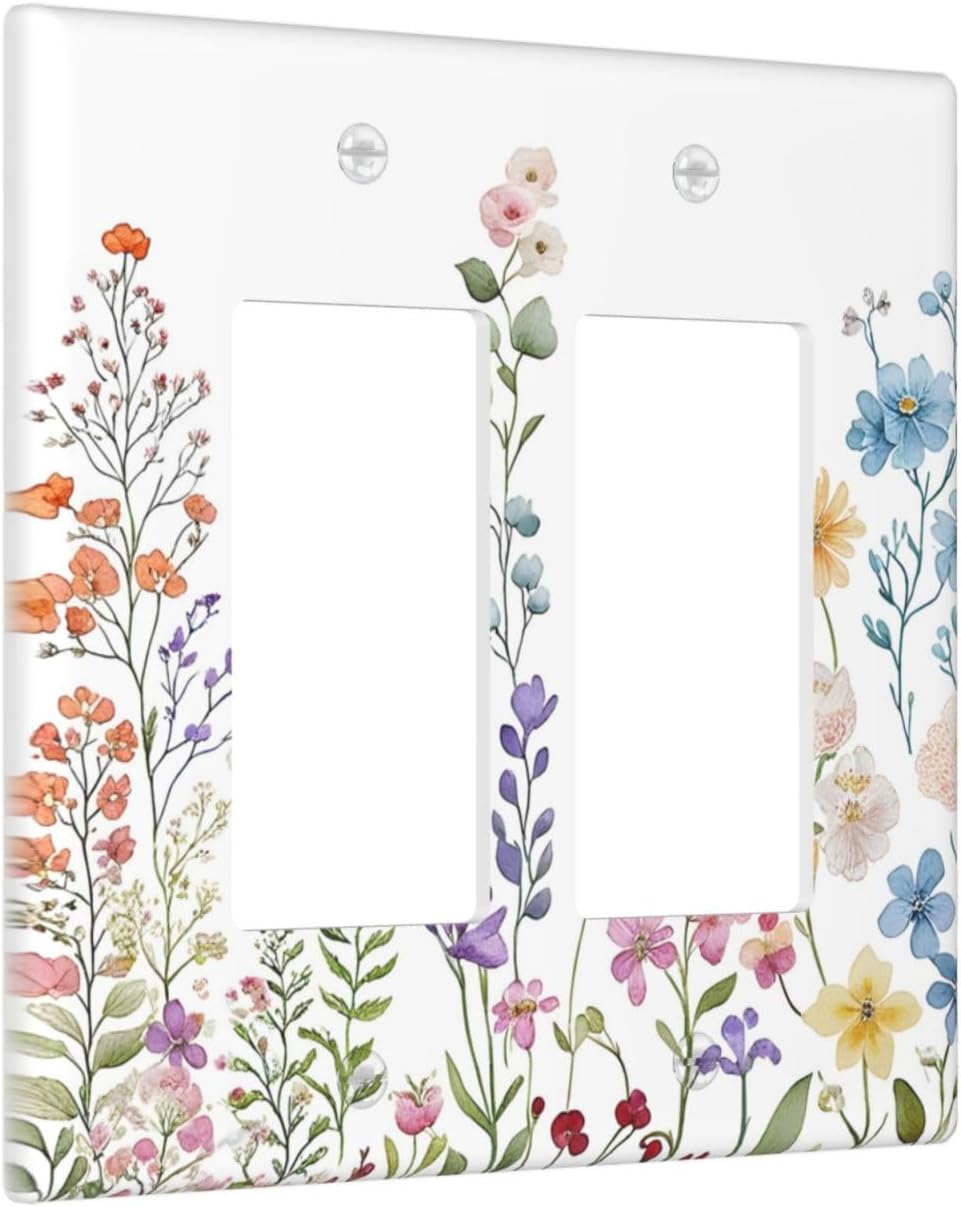 Detalle 2 de JOOJIAO Decorative Wall Plate, 2-Gang Rocker