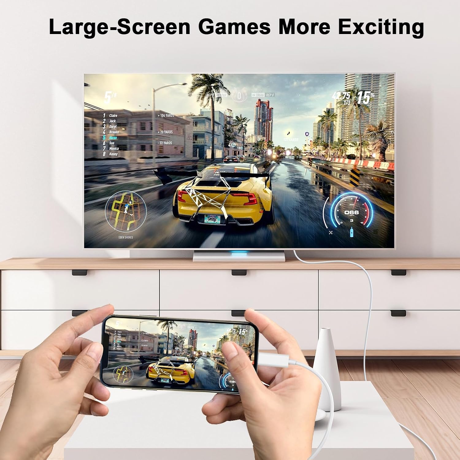 Thumbnail 1 de [Apple MFi] Lightning to HDMI adapter 1080P