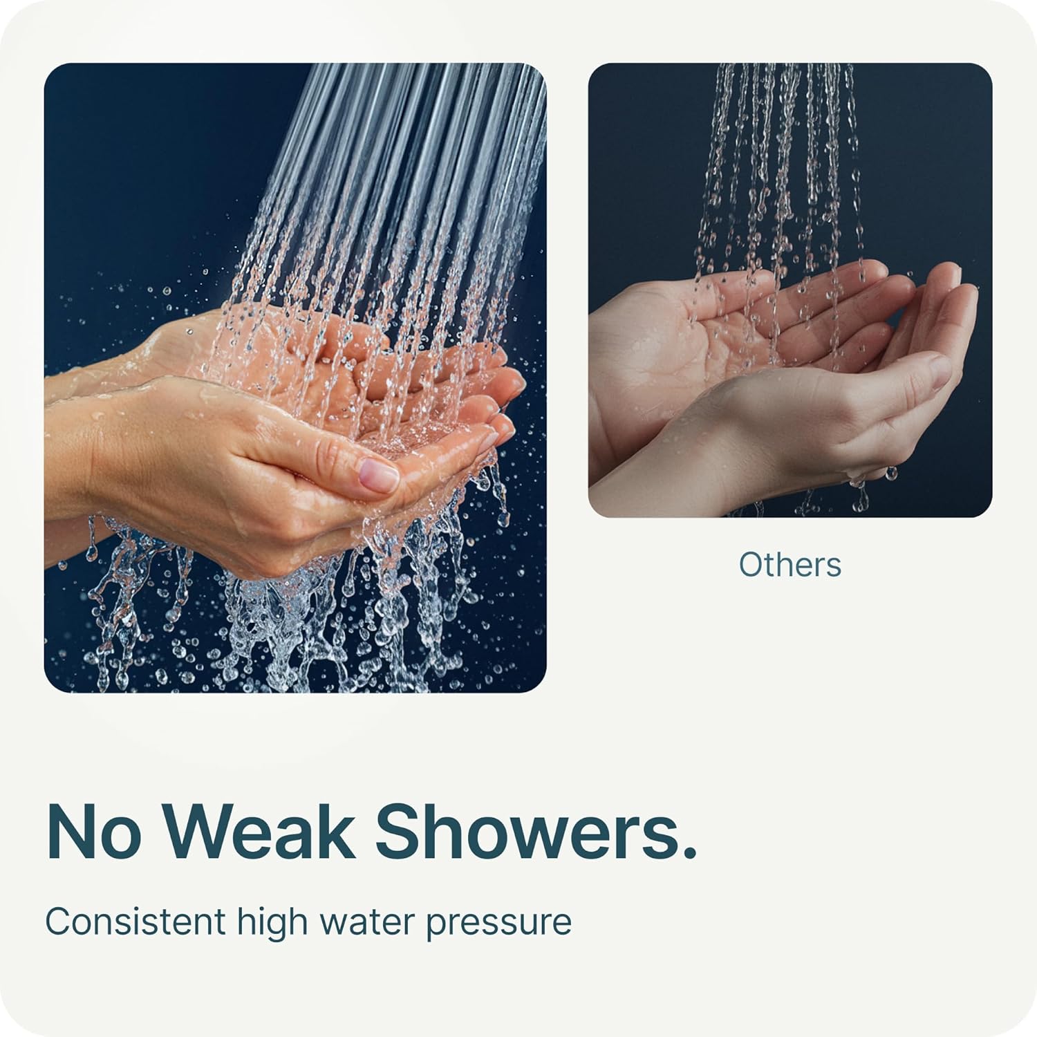Thumbnail 6 de MyHalos® Filtered Shower Head for Hard Water (Chrome) — High-Pressure Filter for Chlorine Reduction