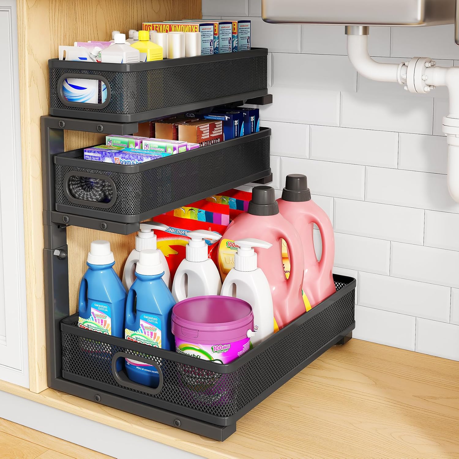 Detalle de Under-Sink Organizer, 3-Tier