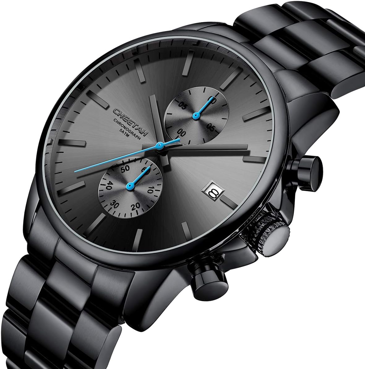 Thumbnail 1 de Herrenuhren Chronograph Edelstahl 3ATM