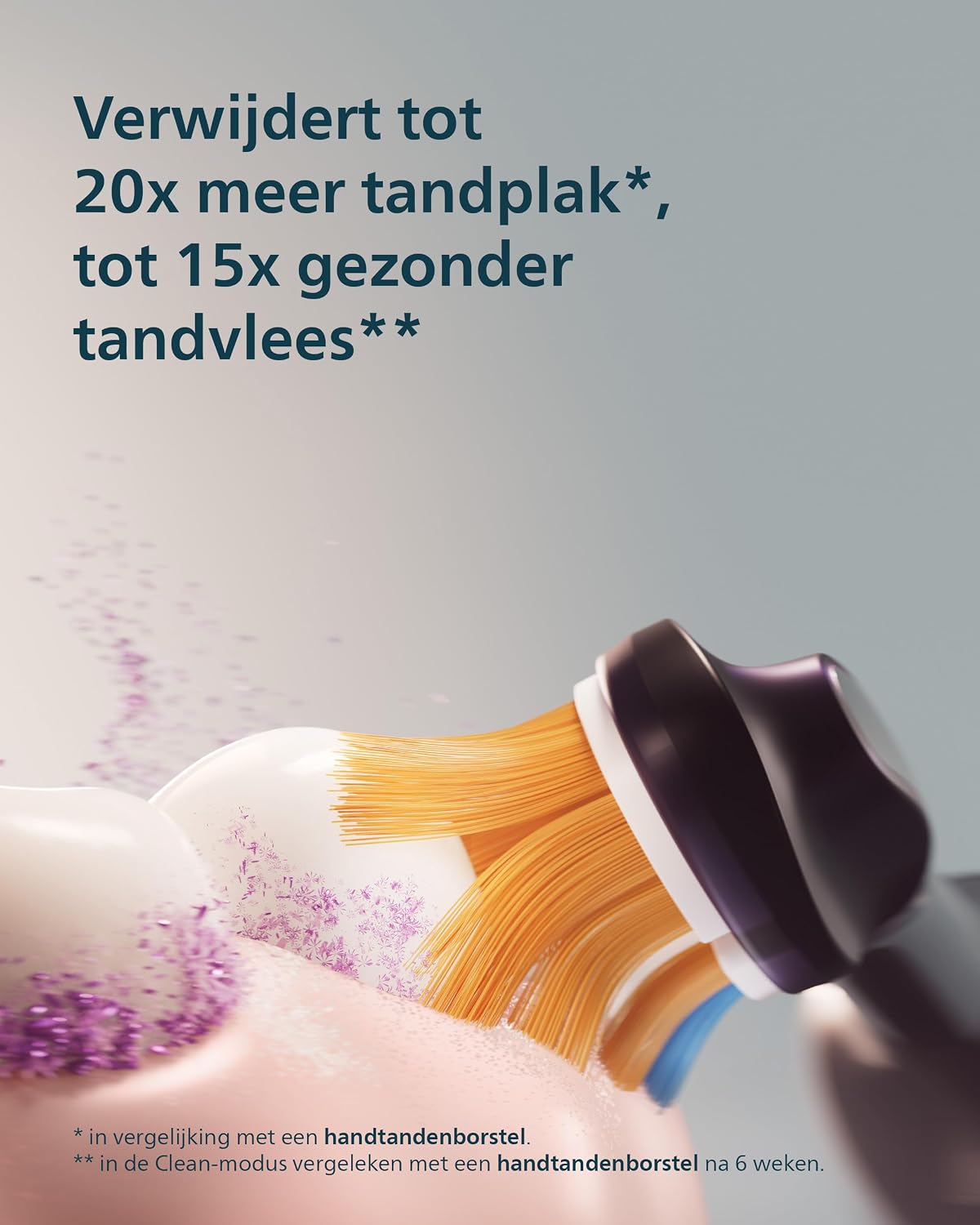 Detalle de Philips Sonicare Next-Generation DiamondClean 8500 HX8515/13 sonische tandenborstel